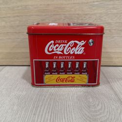 Coca Cola Tin Container Cooler Drink Coca Cola In Bottles Ice Chest