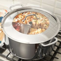 Princess House Stainless Steel 20-Qt. Tamalera with Divider, New