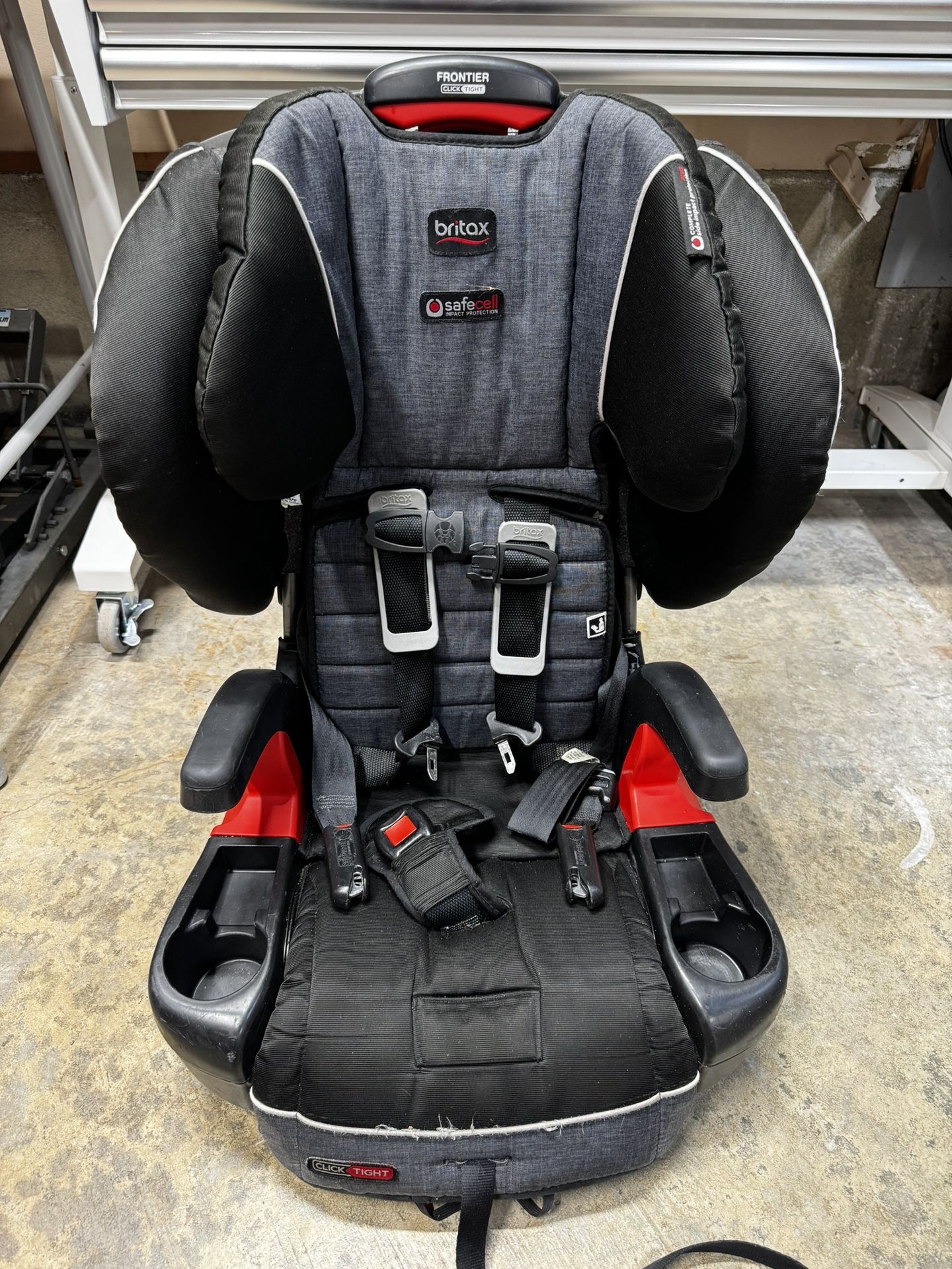 Booster Car Seat Britax Frontier Clicktight Tuxedo Britax Frontier Car Seat/Booster  Seat