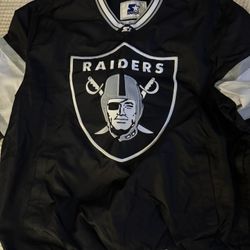 Las Vegas Raiders Pullover Starter Brand Jacket XL MEN