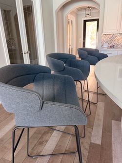 Blu Dot Racer Designer Bar Stools – Set of 3