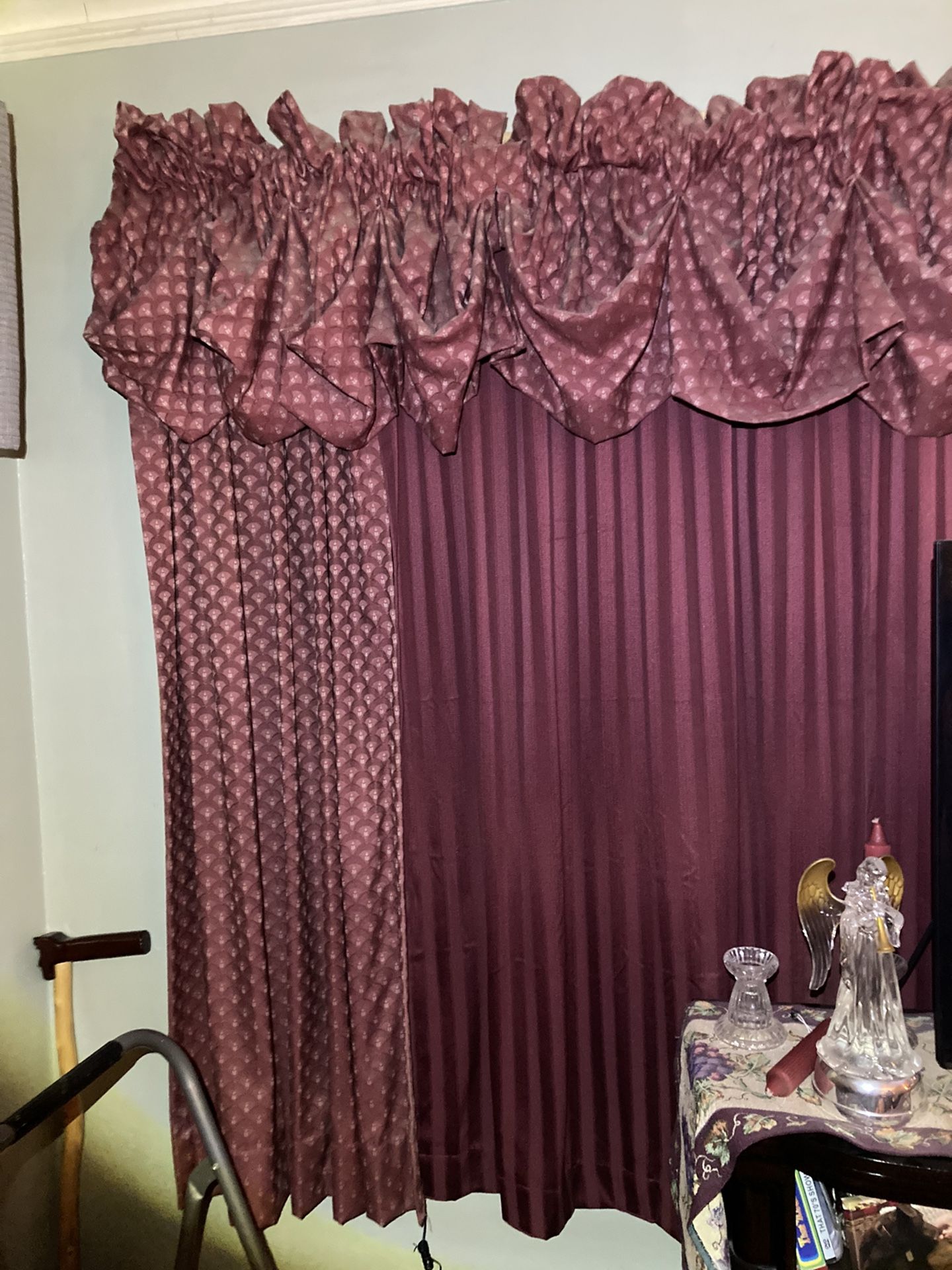 Curtains - Burgundy