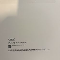 Ipad A16 Wi-Fi Cellular