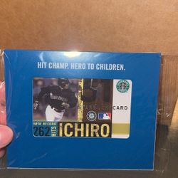 Ichiro 2005 Limeted Starbucks Card 