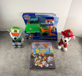 PAW Patrol Toy Bundle – Truck, Plush & Book
