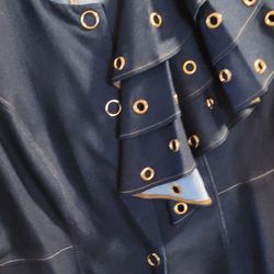 Woman Blue jean skirt set size 22