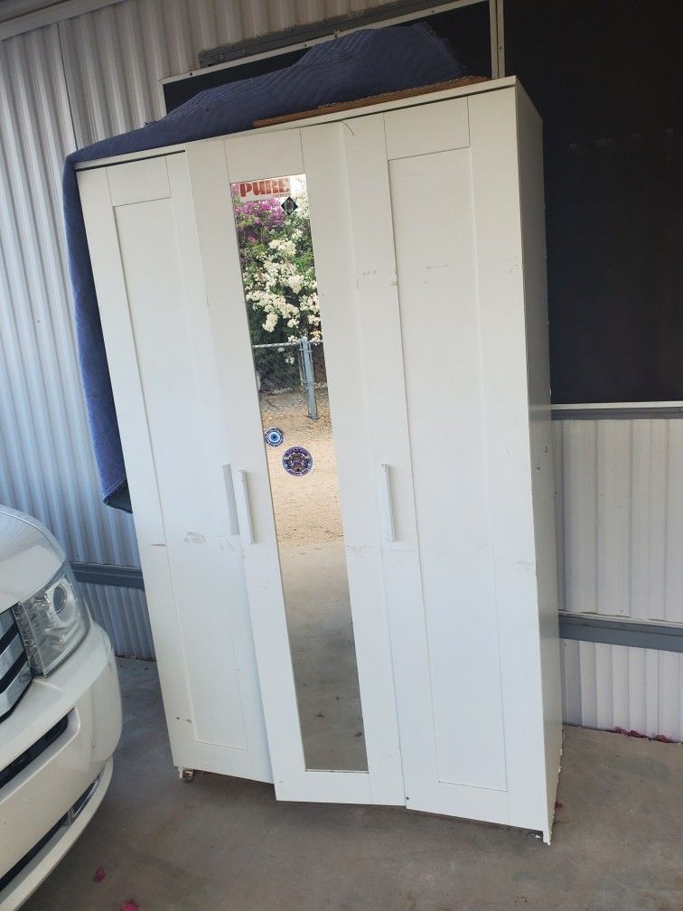Armoire Closet Shelf Combo
