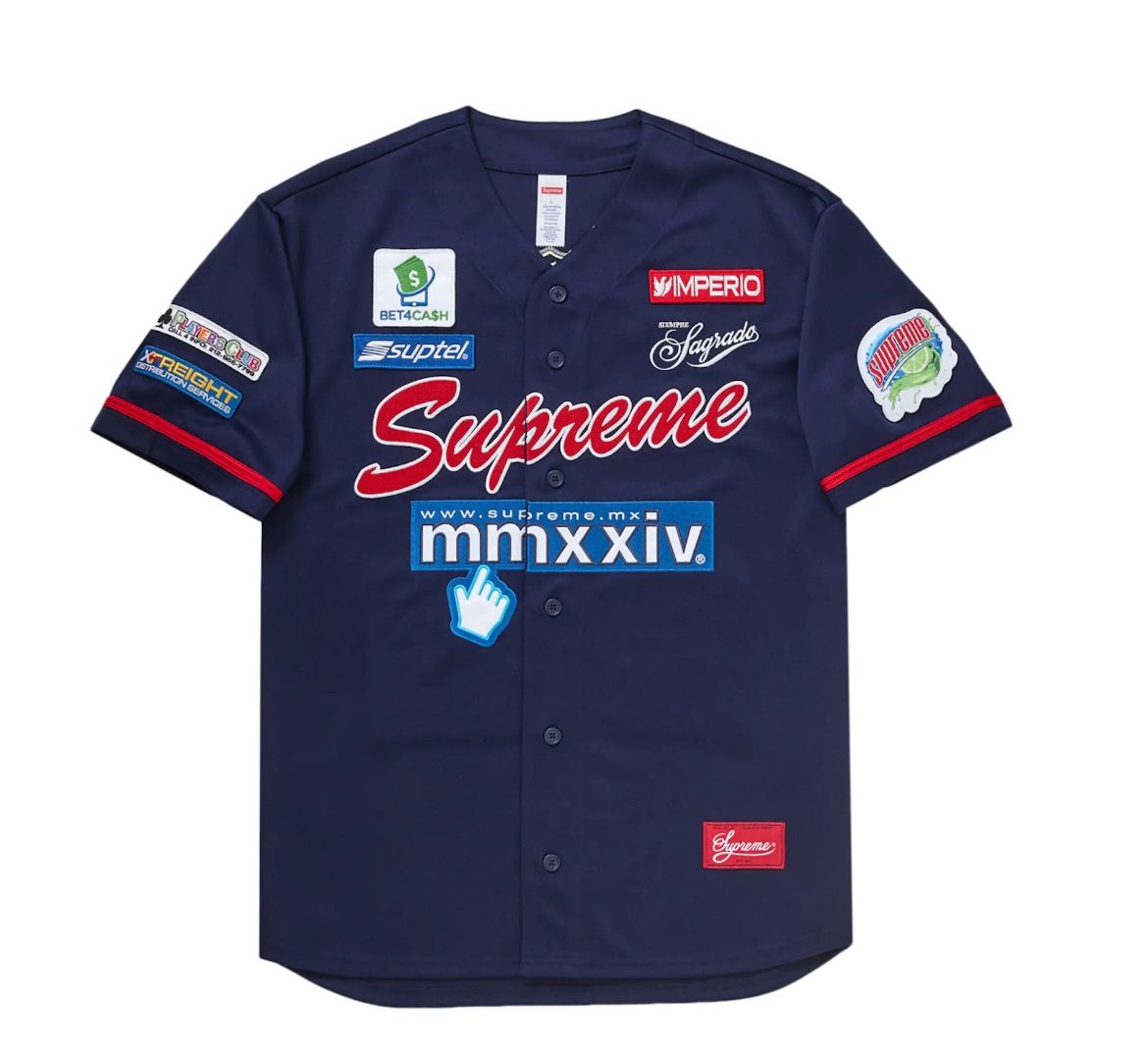 Supreme Chosen One Baseball jersey Navy Xl