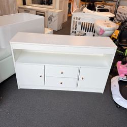 Assembled Wooden Kids Toy Cabinet w/ 2 Drawers, 12"D x 42"W x 24.5"H