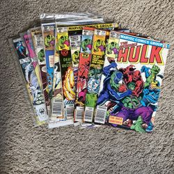 1980’s Hulk And Captain America Comics 