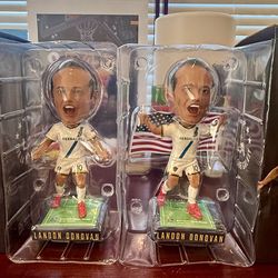 Landon Donovan bobble heads rare w/flag and no flag