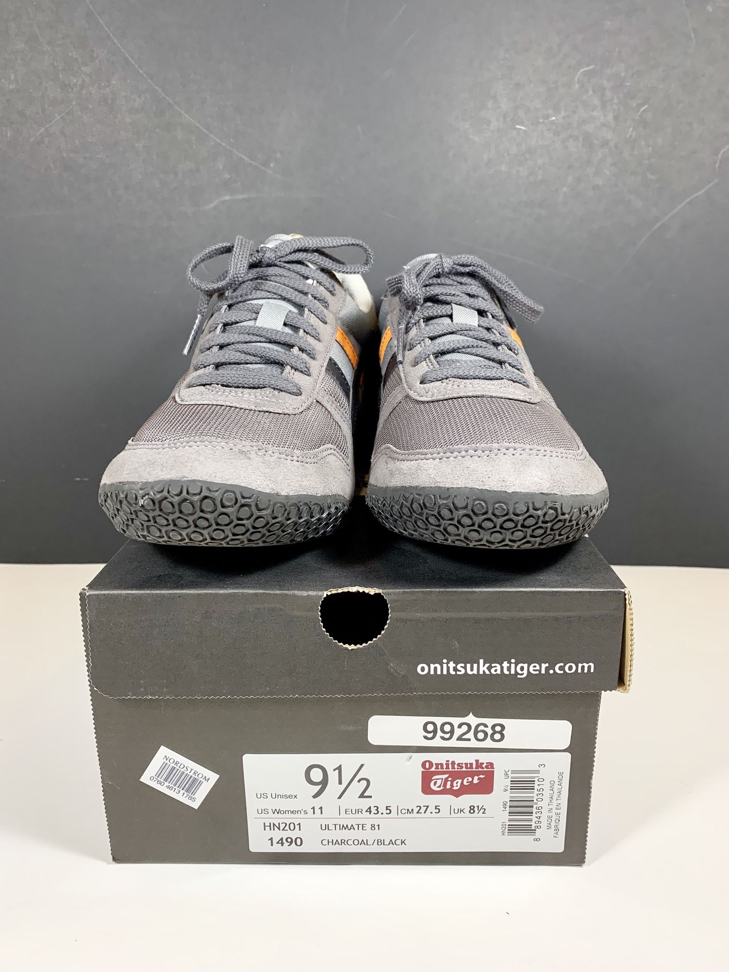 Onitsuka Tiger Ultimate 81 Charcoal Black Sz 9.5