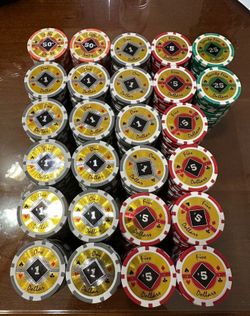 Poker chips set 650 pieces