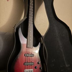 Base Guitar With Case