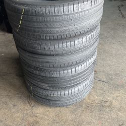 245-50-19 Used Pirelli Tires Set