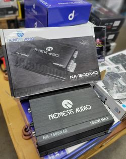 Nemesis Audio NA-1500X4D 1500 W Max Power 4-Channel Black Car Amplifier

$215