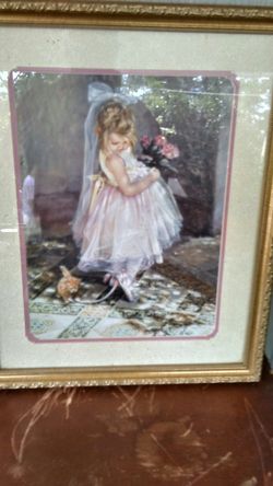 Beautiful Flowergirl Painting.