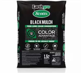 Earthgro 1.5 cu. ft. Black Wood Shredded Bagged