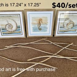 Seascape framed prints