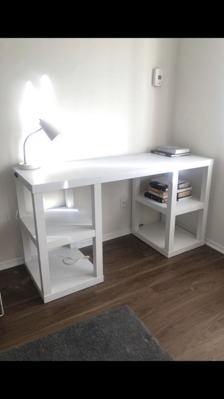 Modern Desk with Multiple Storage Space