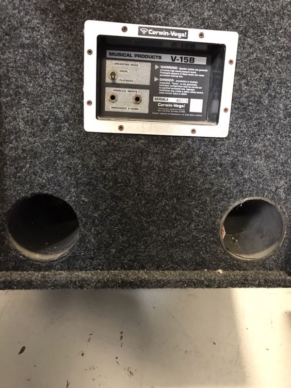 Cerwin Vega V 15B Pair for Sale in Hayward CA OfferUp