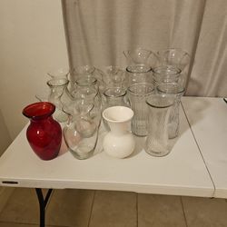 Asset. Clear Vases