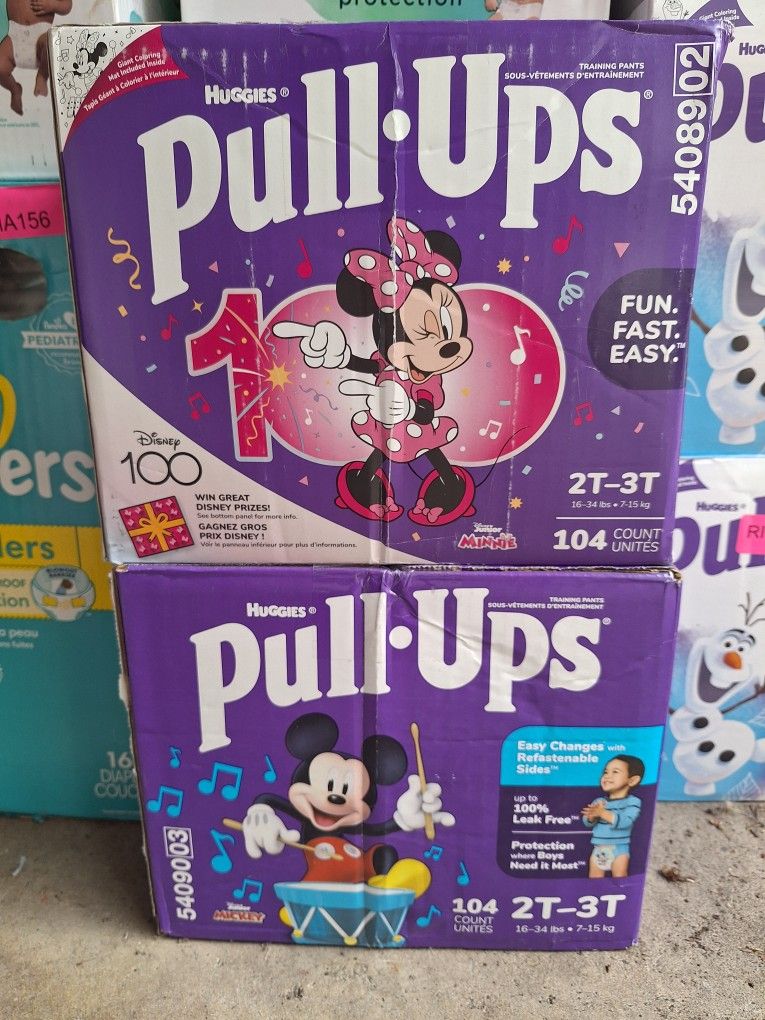 Huggies Pull Ups 2t-3t $30 A Box