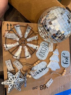 Christmas Tree Ornaments silver