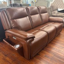 $50 Down Finance Power Reclining Leather Sofa Loveseat Sectional Couch Sleeper Bedroom Set Queen/King Bed Mattress Dining Table Bunk Bed Vanity Set 