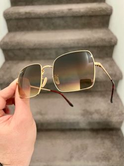 1971 Square NEW RayBan Sunglasses original Ray Ban