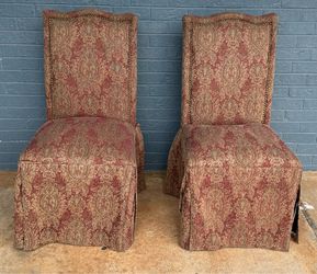 Cushioned chairs