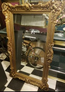 Wooden Frame with Mirror