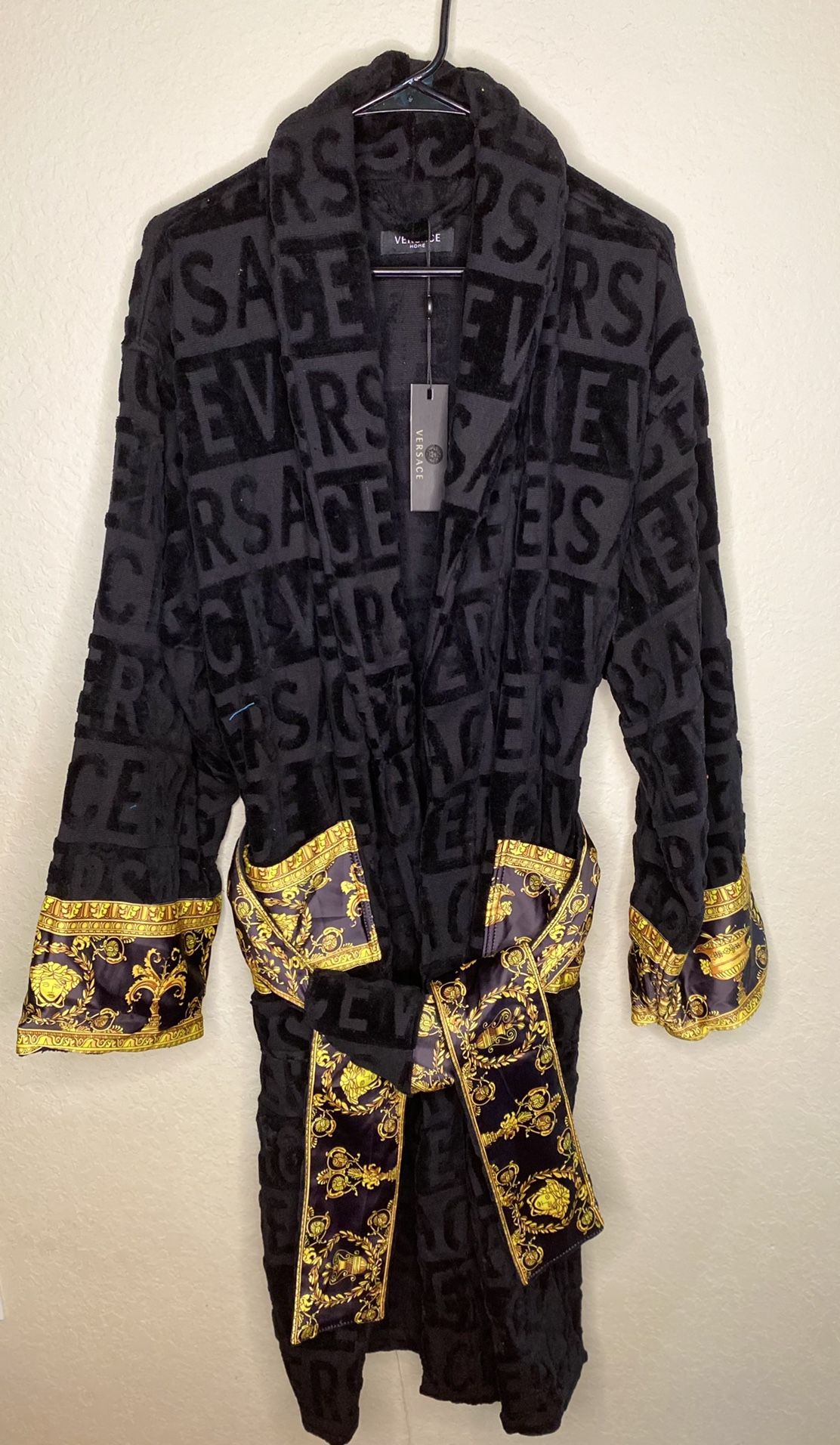 Black And Gold Versace Robe