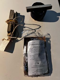 Paraguayan Midori Palo Santo Incense Set with Charcoal and Ceramic Burner
