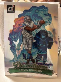 2025 Panini Donruss Jumbo Downtown Calvin Johnson