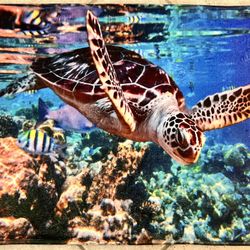 Sea Turtle Bath Mat