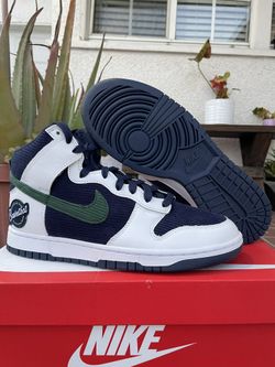 Nike Dunk High Sports Speciality White Navy