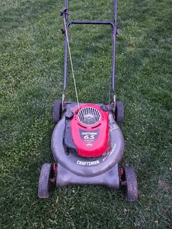 Craftsman push Mower Runs As Is No Warranty Cash Only Price $96.00
