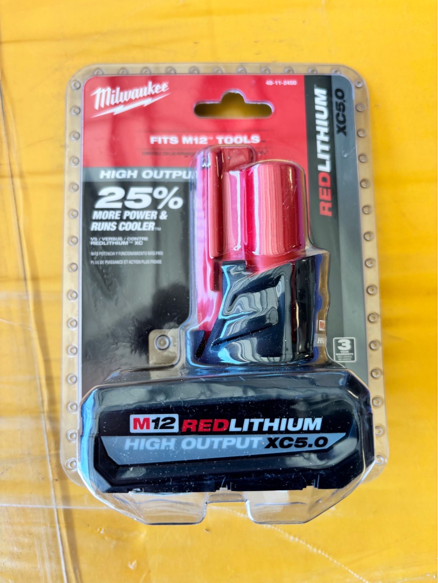 Milwaukee M12 RedLithium XC5.0 Battery