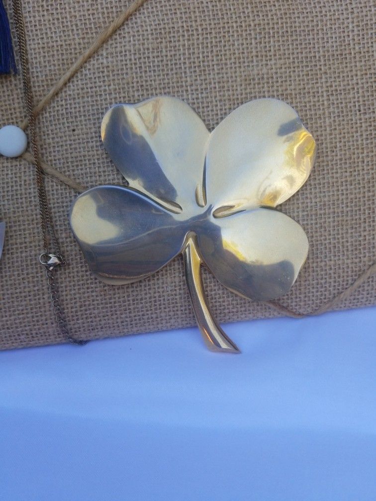Gold Four Leaf Clover