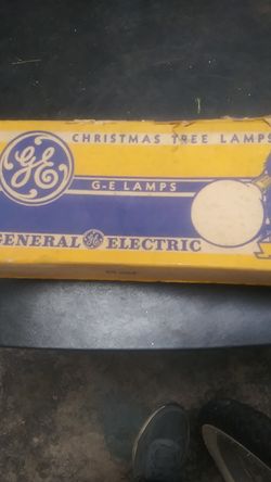 Antique Christmas tree lamps