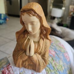 Virgin mary 1961 ,hand Painted from japan