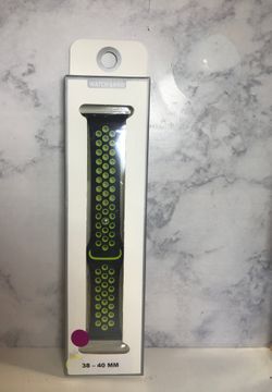 Apple Watch Band Black/Yellow 38-40 MM