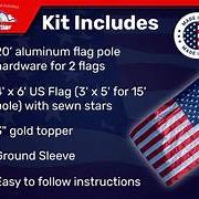 Titan 20' Telescoping Flagpole