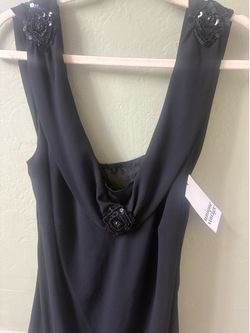 Unique, vintage black flapper dress size 1X NWT