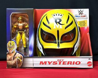 🤼‍♂️Rey Mysterio Role Play and Main Event Figure Mattel WWE Toy Wrestling Action Figure