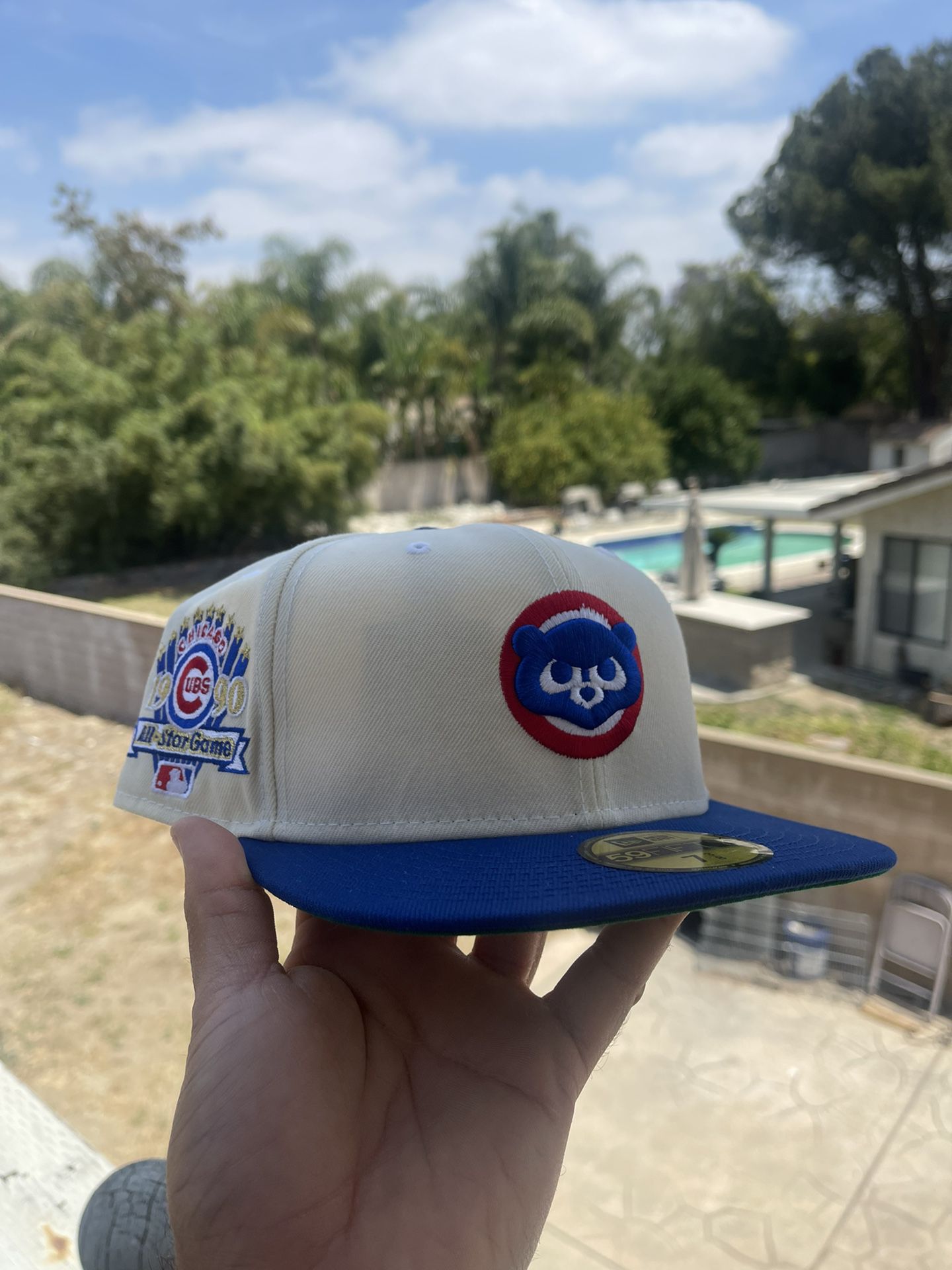 Chicago Cubs ASG 1990 Two Tone Off White Size 7 3/8 for Sale in  Bloomington, CA - OfferUp