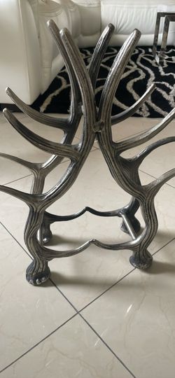 Silver wine rack