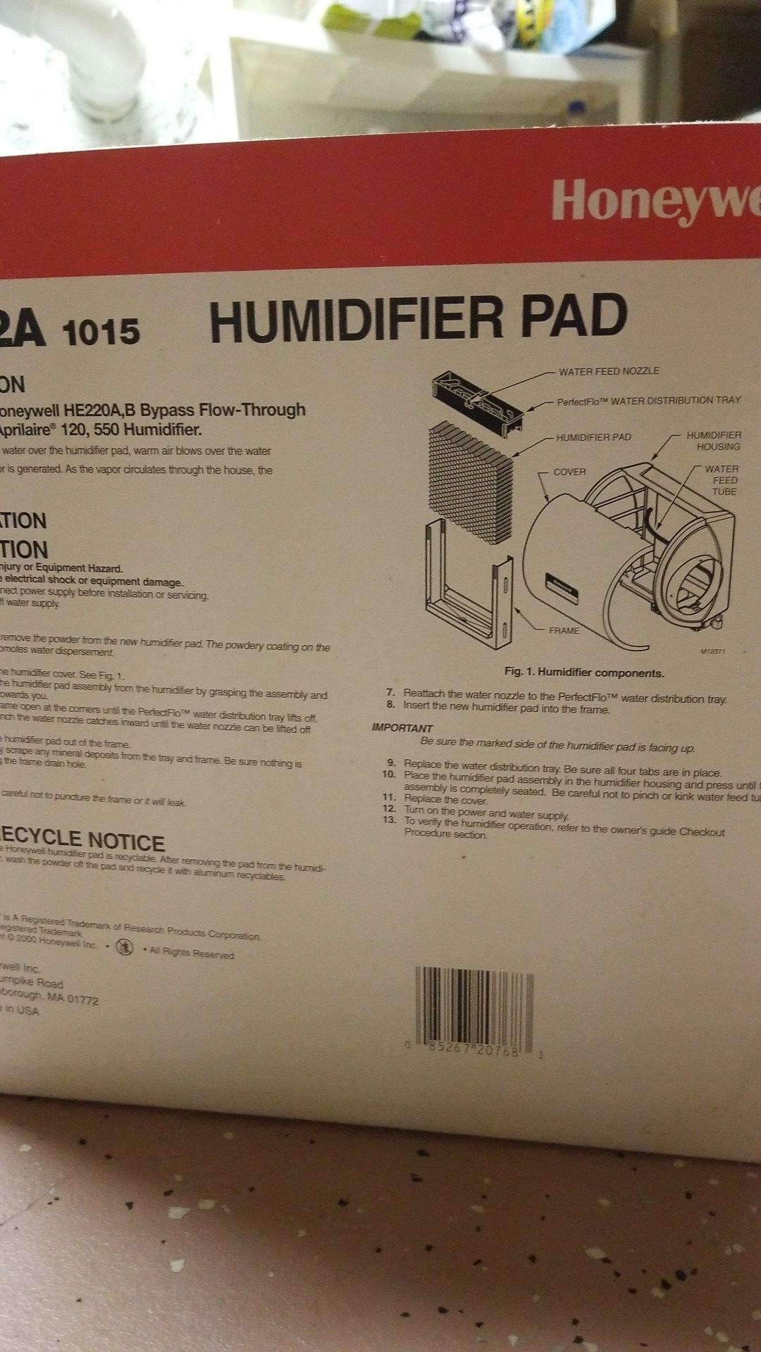 Humidifiers Pad