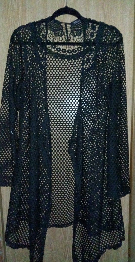 Net Cardigan 